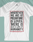 Hippocrates Quote - Men T-shirt