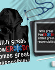 With Great PowER Dr - Unisex Hoodie