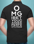 OMG Eye Chart - Polo T-shirt