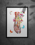 Muscular System Art - Framed Posters For Physiotherapist Clinics, Hospitals & Study Rooms