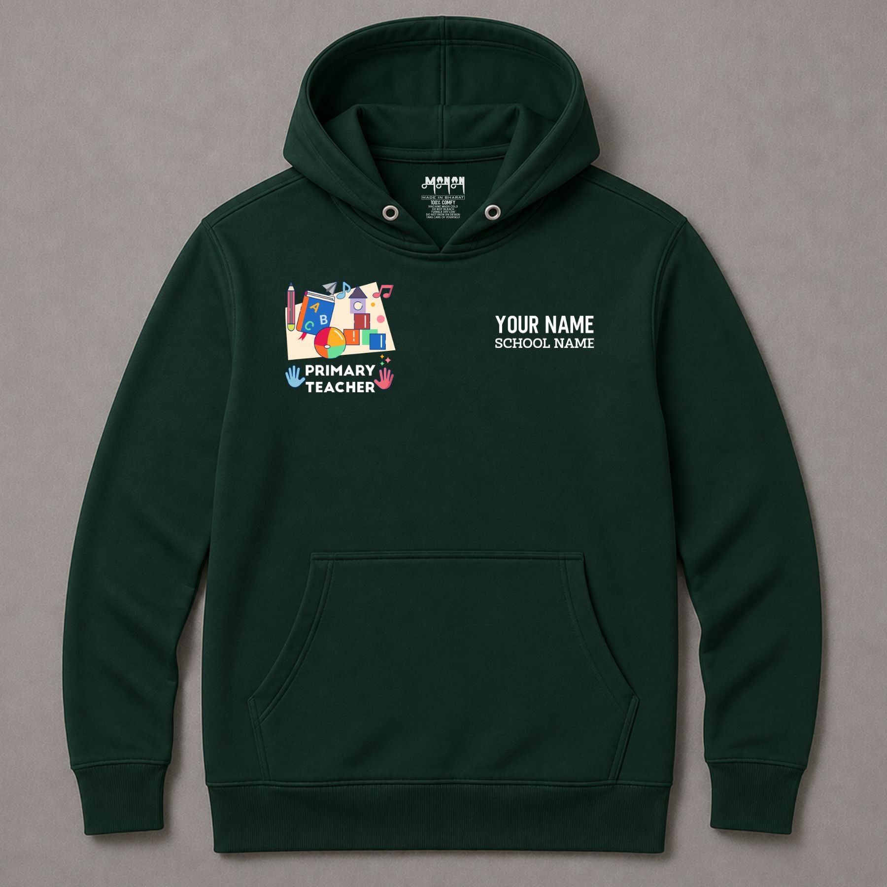 Primary Teacher - Personalized Unisex Hoodie