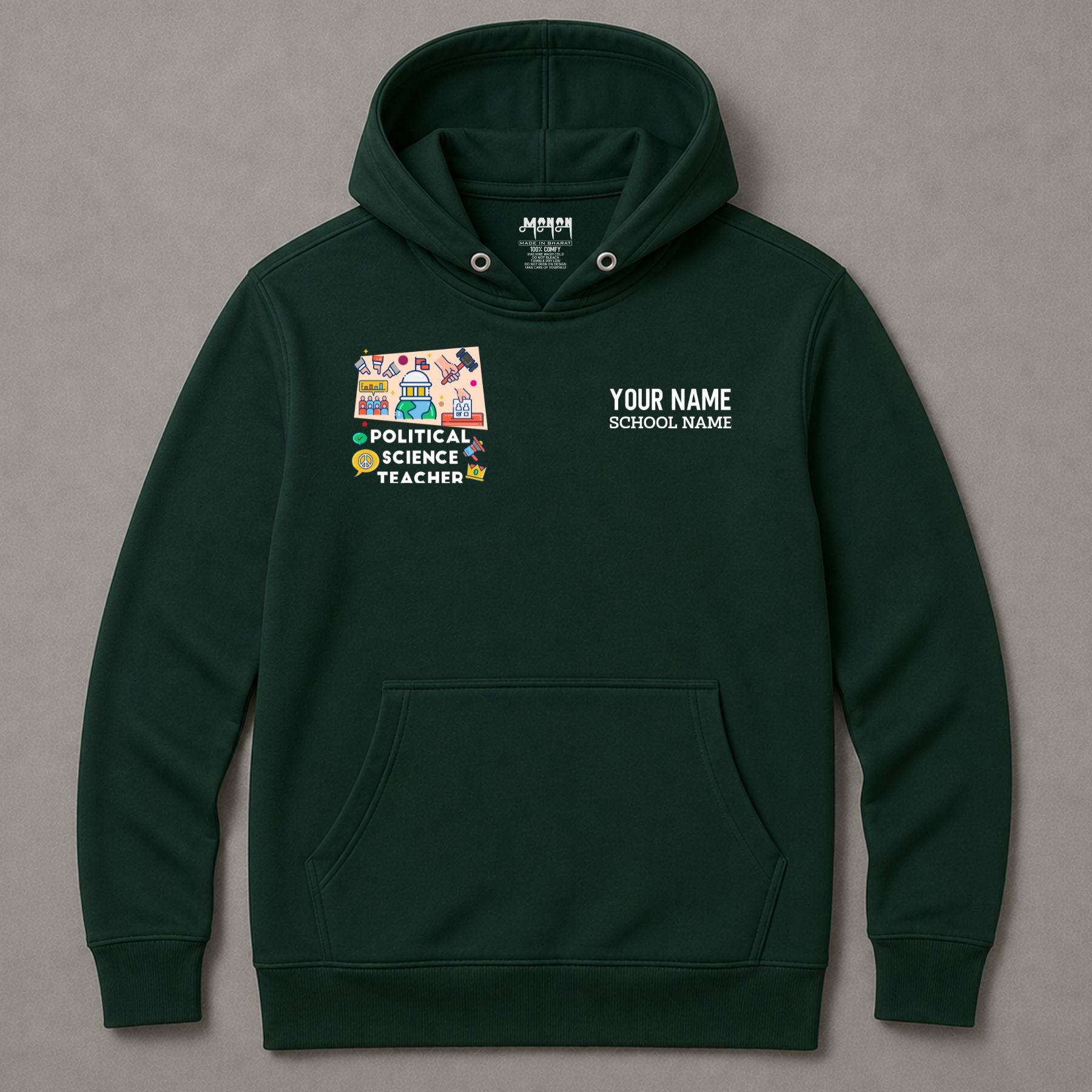Political Science Teacher - Personalized Unisex Hoodie