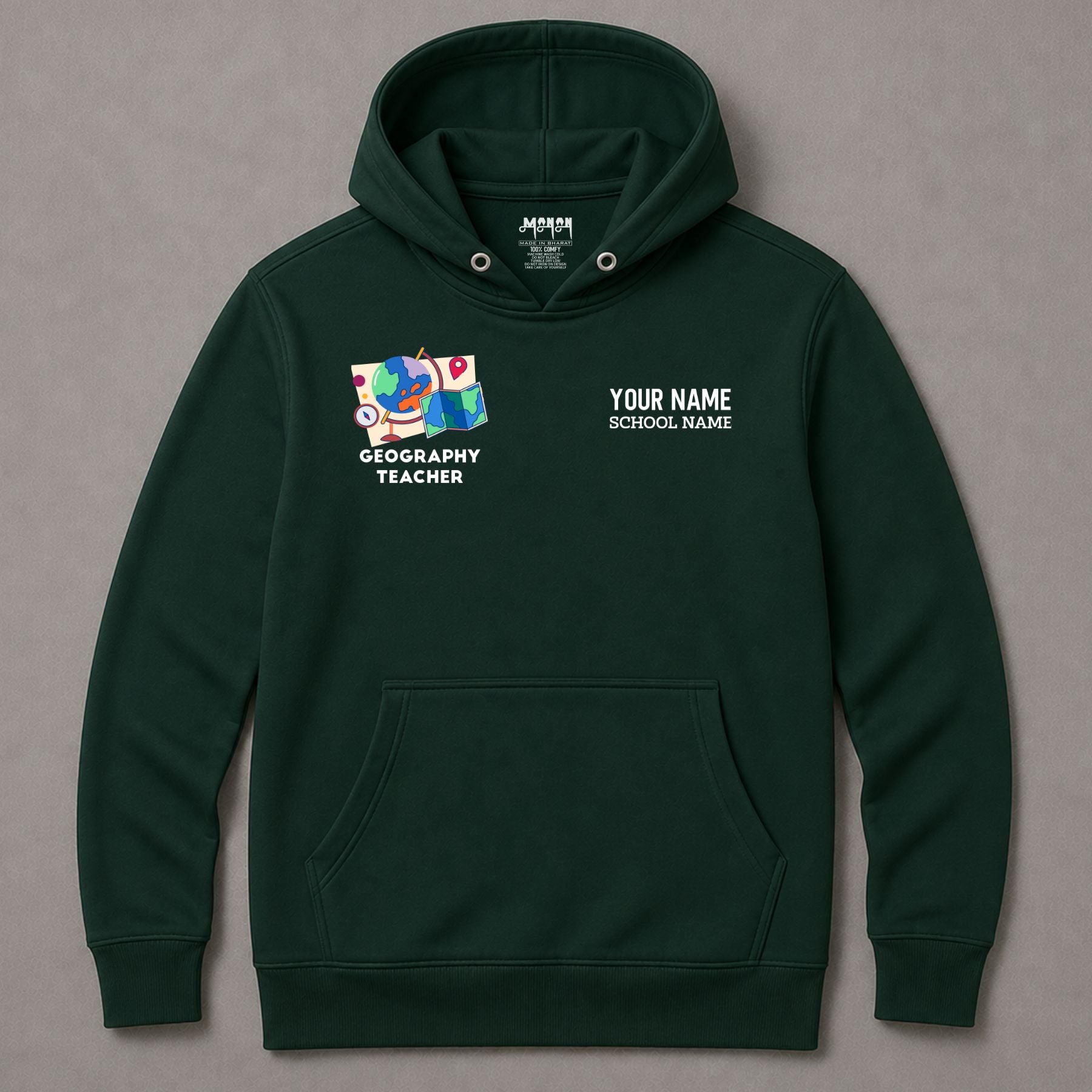 Geography Teacher - Personalized Unisex Hoodie