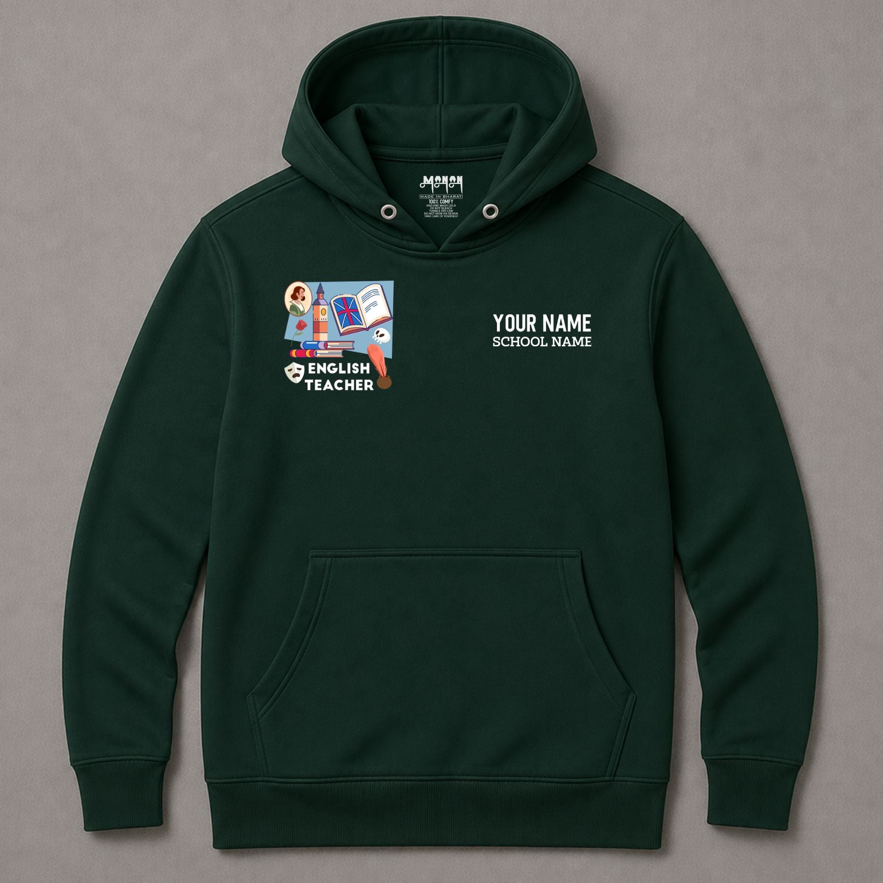 English Teacher - Personalized Unisex Hoodie