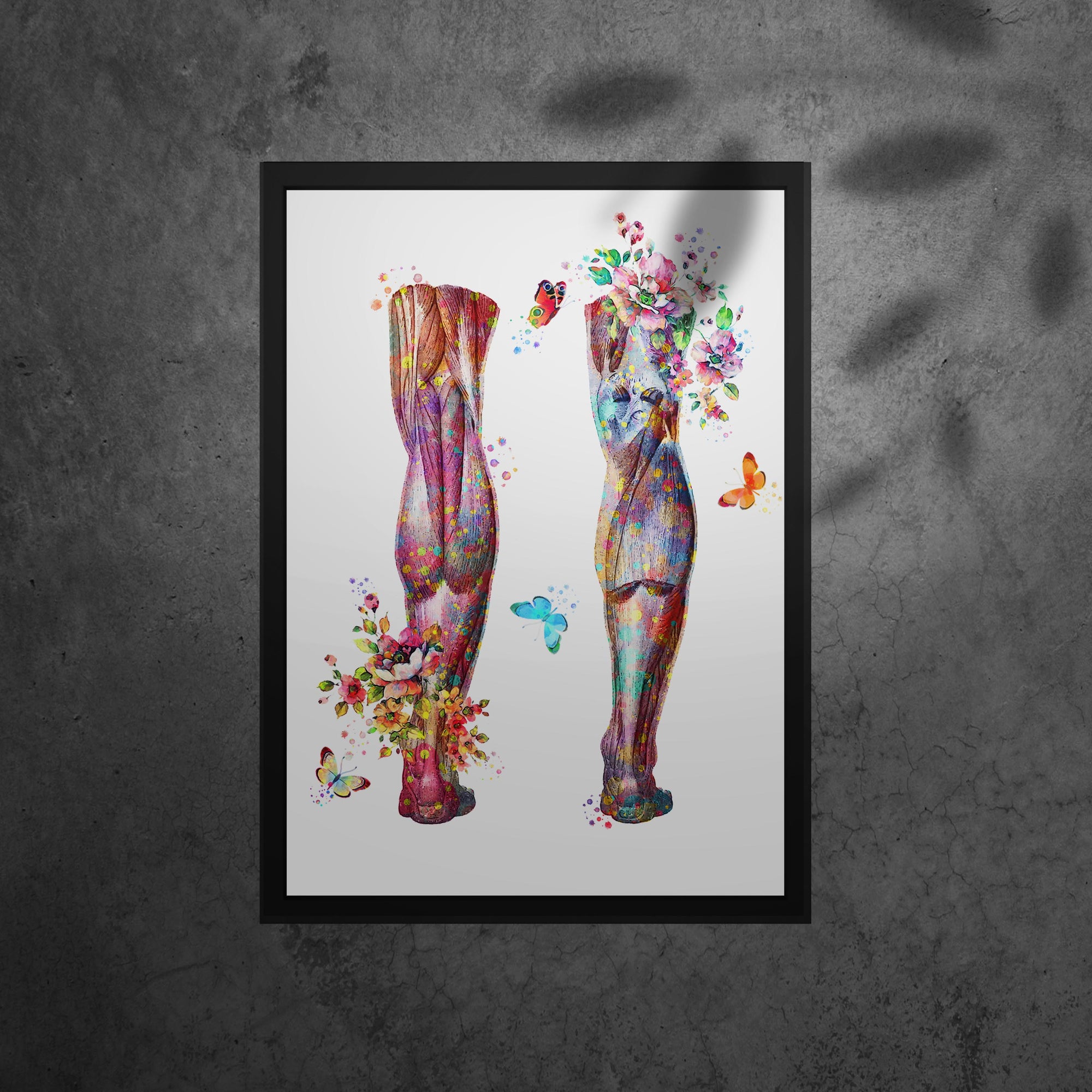 Muscular System Art - Framed Posters For Physiotherapist Clinics, Hospitals &amp; Study Rooms