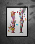 Muscular System Art - Framed Posters For Physiotherapist Clinics, Hospitals & Study Rooms