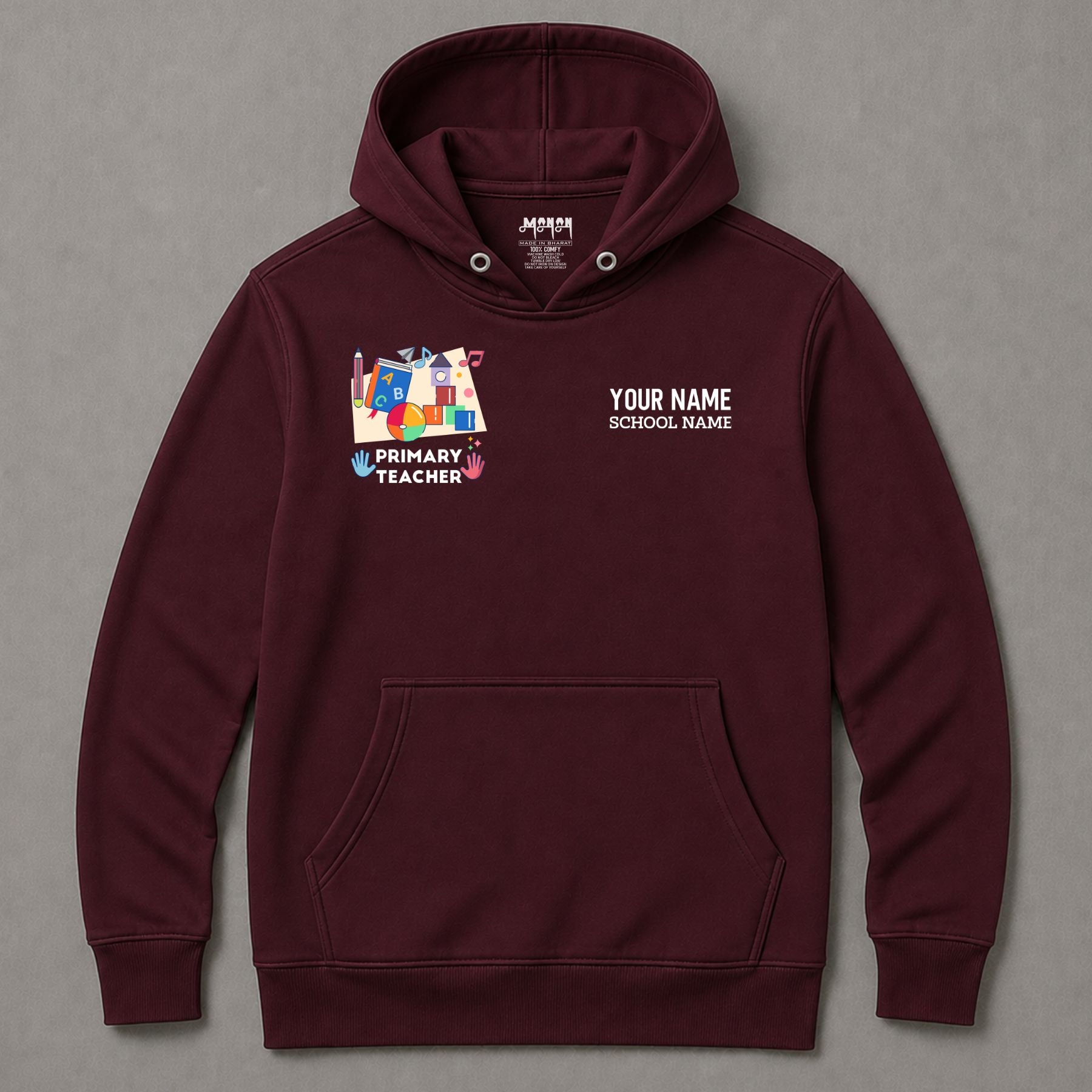 Primary Teacher - Personalized Unisex Hoodie