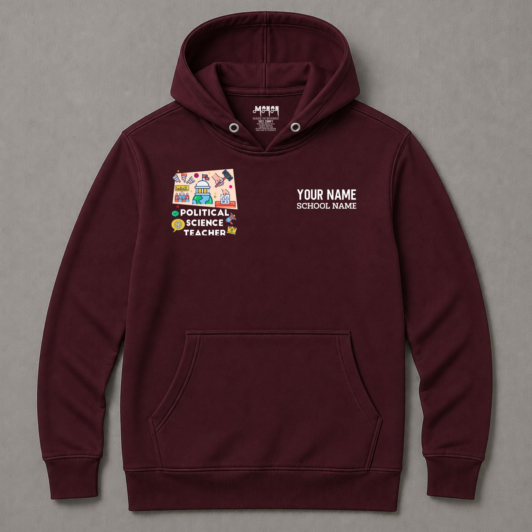 Political Science Teacher - Personalized Unisex Hoodie
