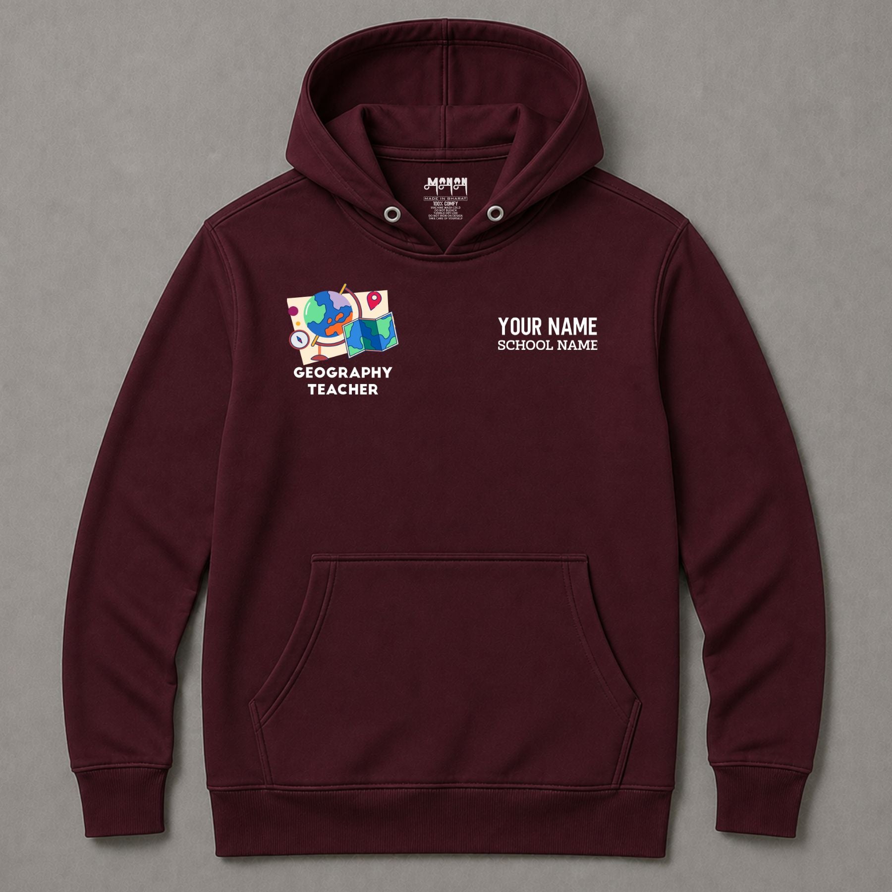 Geography Teacher - Personalized Unisex Hoodie