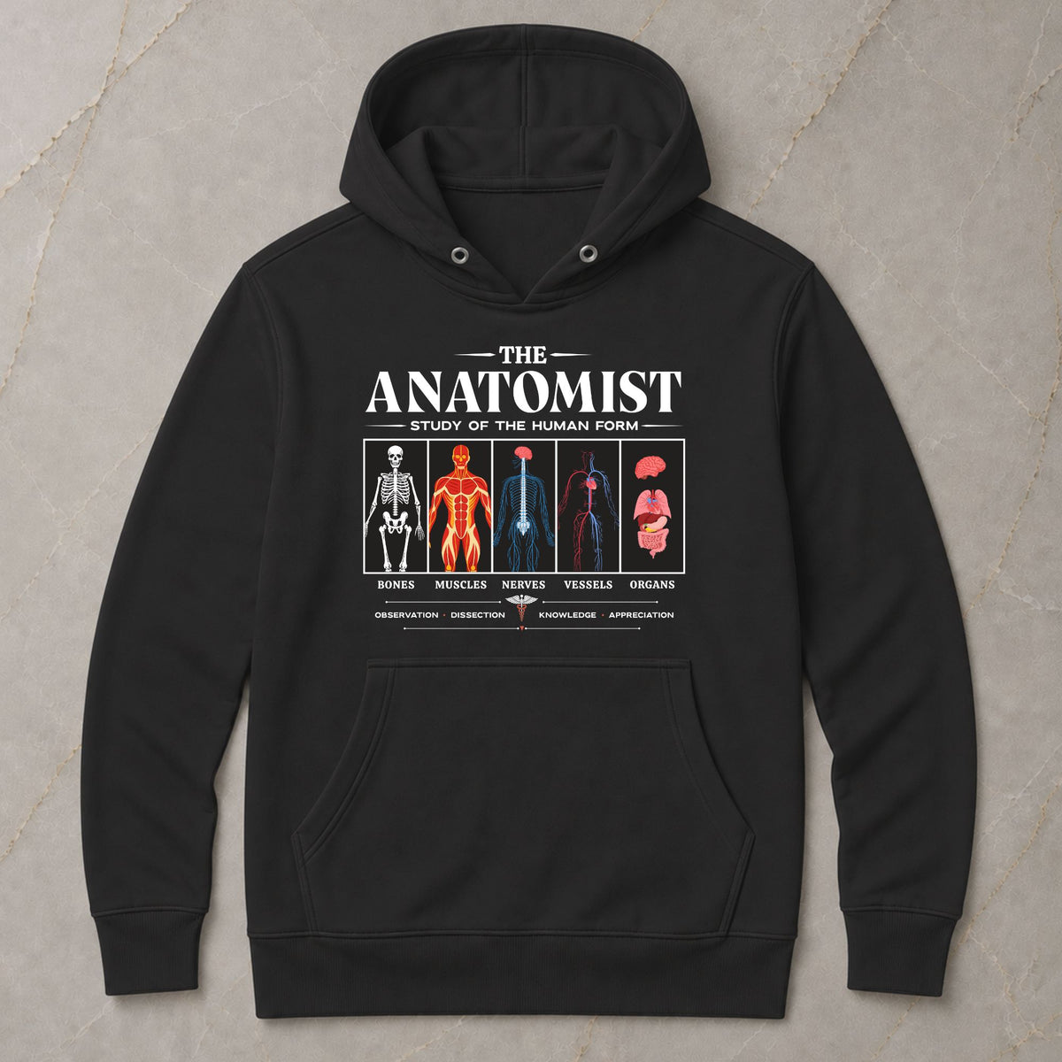 The Anatomist - Study Of The Human Form - Unisex Hoodie