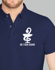 Personalized Unisex Polo T-shirt With Medical Symbol | Gift for Doctors & Nurses