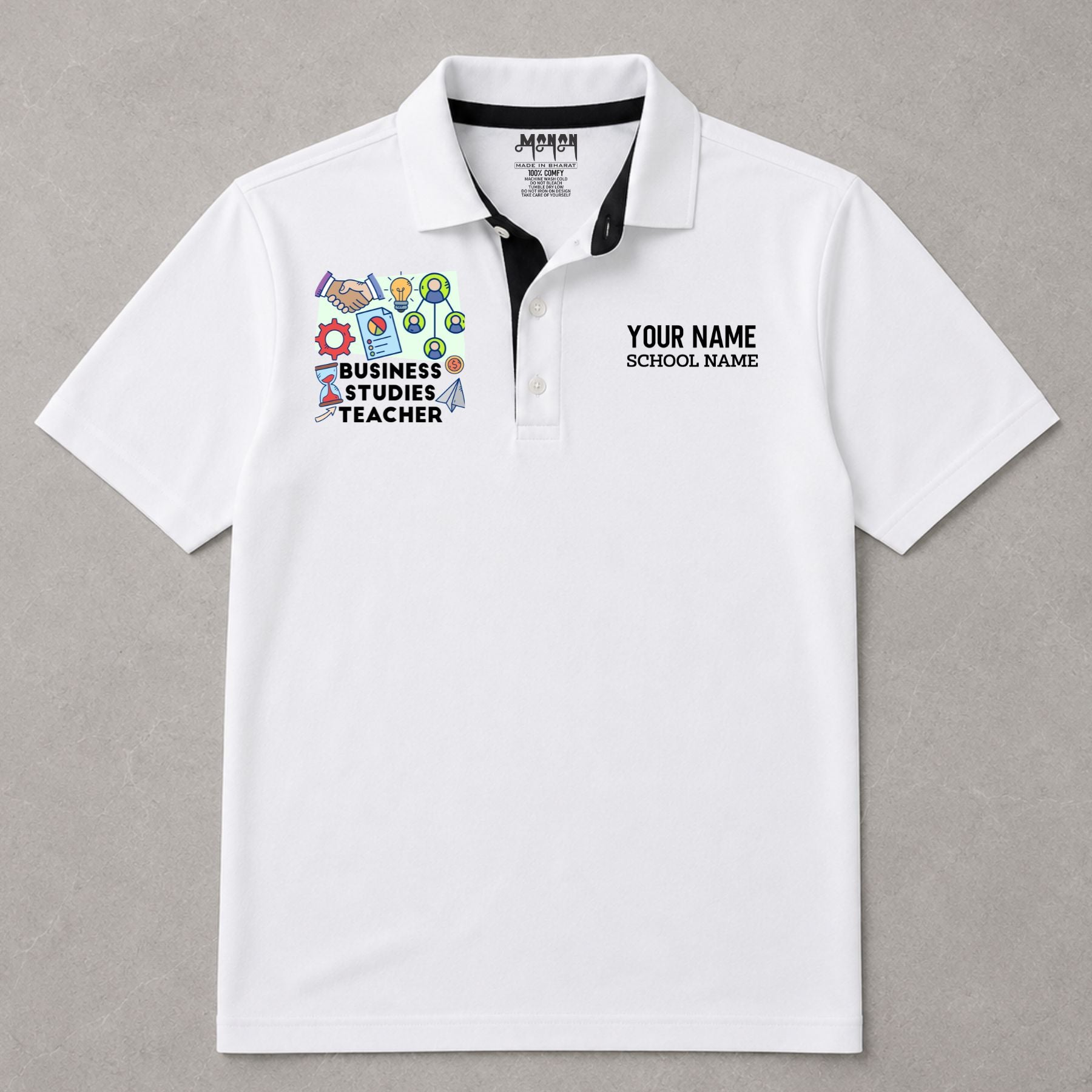 Business Studies Teacher - Personalized Unisex Polo T-shirt