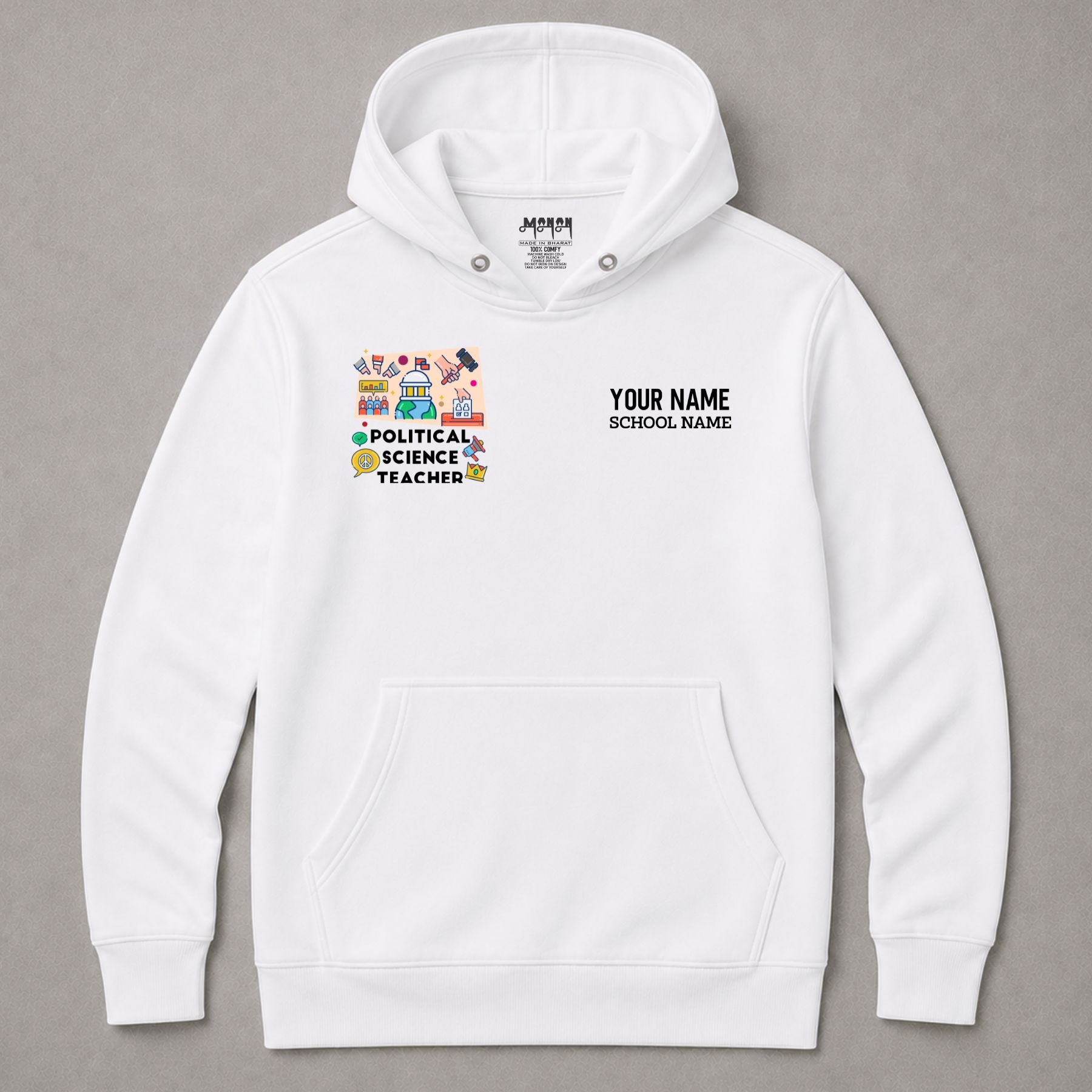 Political Science Teacher - Personalized Unisex Hoodie