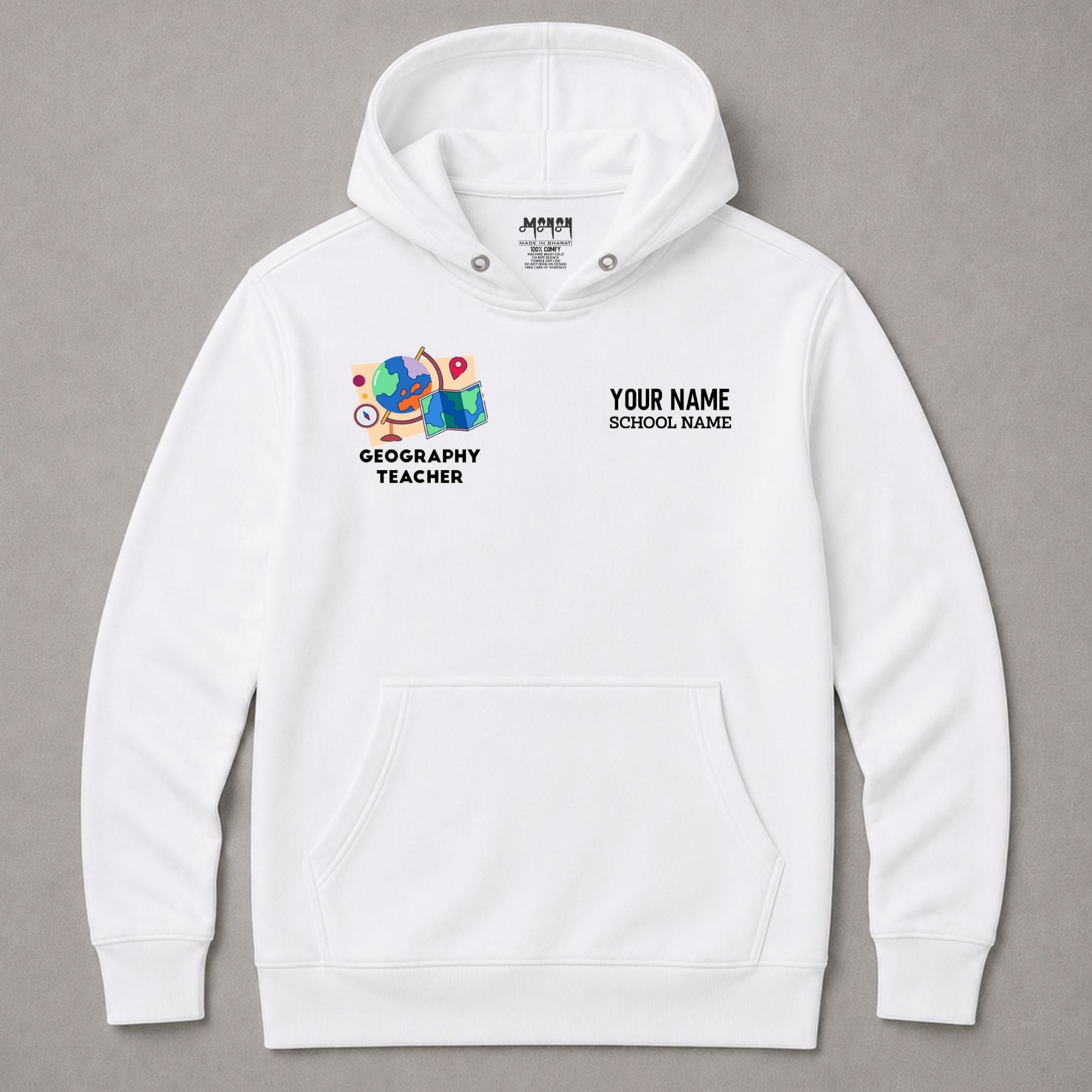 Geography Teacher - Personalized Unisex Hoodie