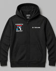 Definition Of Cosmetic Dentist - Personalized Unisex Zip Hoodie