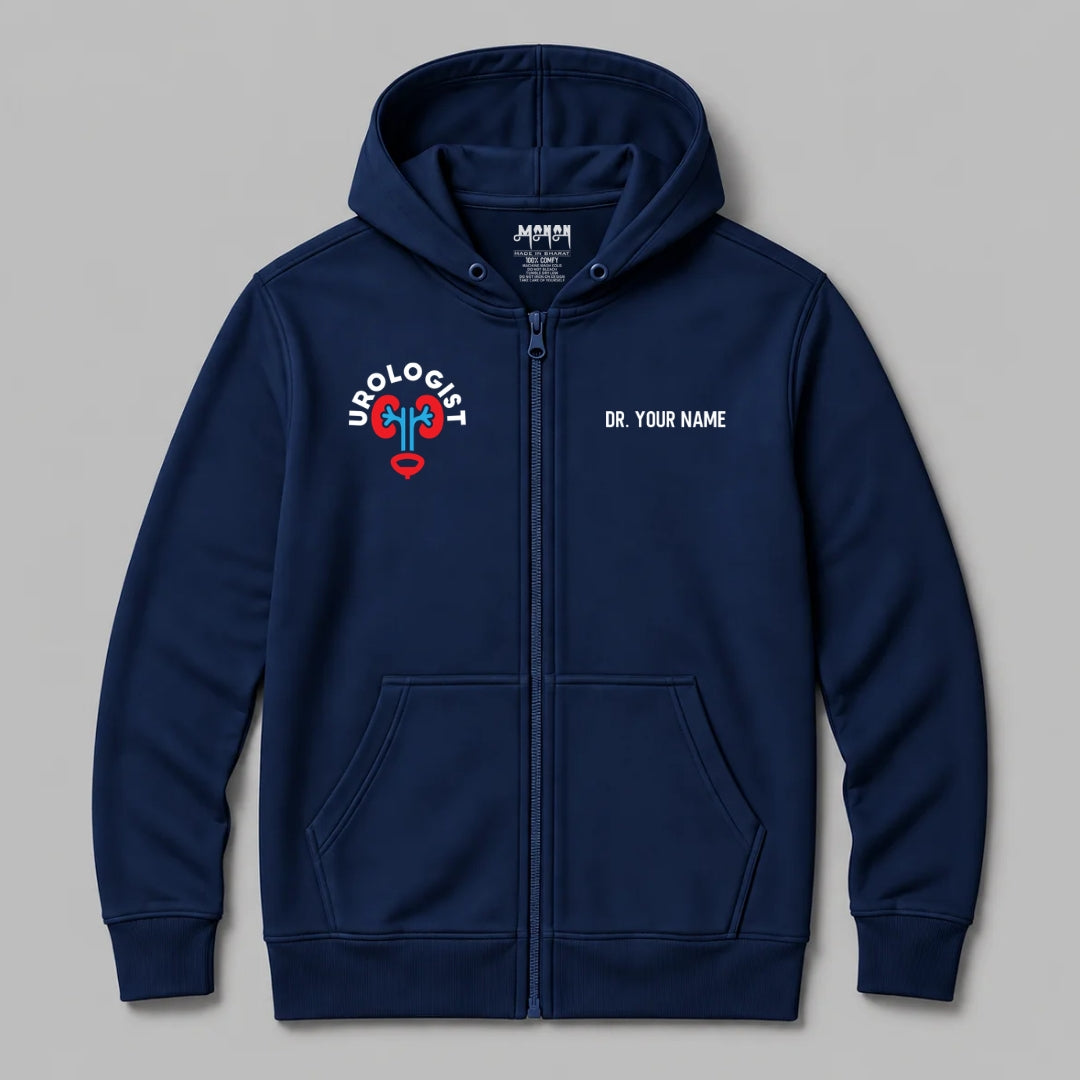 Definition Of Urologist - Personalized Unisex Zip Hoodie