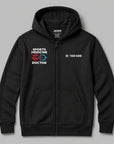 Definition Of Sports Medicine Doctor - Personalized Unisex Zip Hoodie