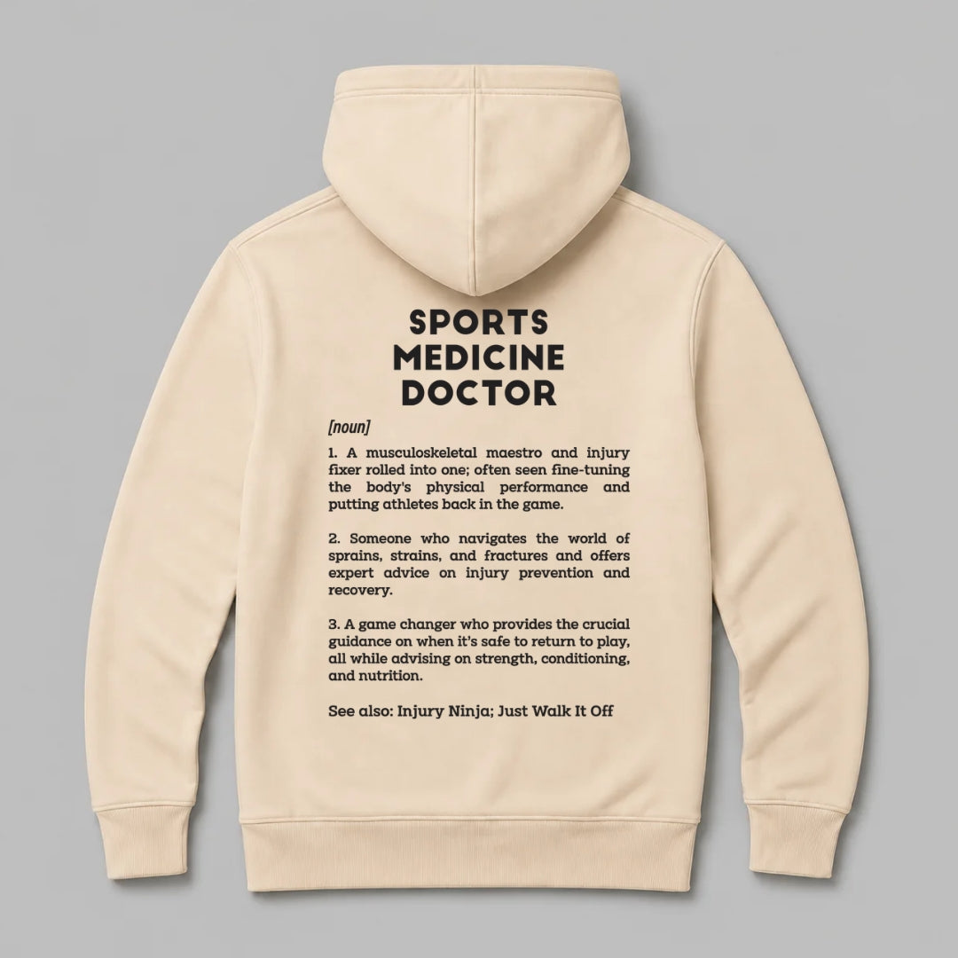 Definition Of Sports Medicine Doctor - Personalized Unisex Zip Hoodie