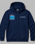 Definition Of Oral & Maxillofacial Radiologist - Personalized Unisex Zip Hoodie