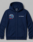 Definition Of Prosthodontist - Personalized Unisex Zip Hoodie
