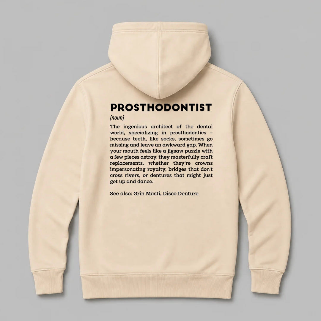 Definition Of Prosthodontist - Personalized Unisex Zip Hoodie
