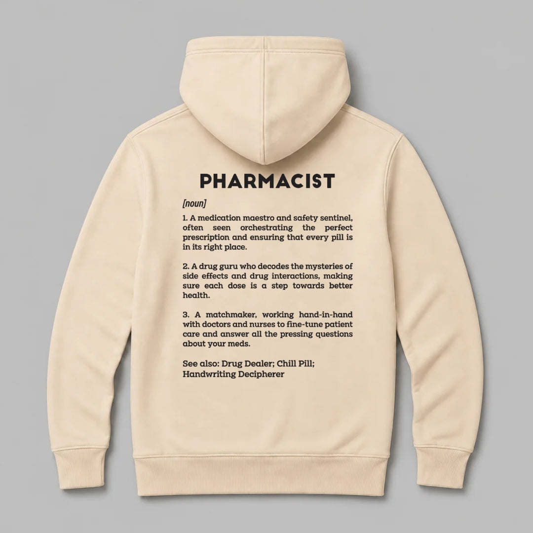 Definition Of Pharmacist - Personalized Unisex Zip Hoodie