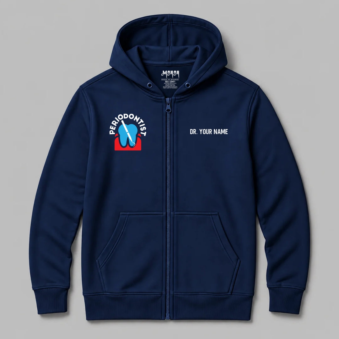 Definition Of Periodontist - Personalized Unisex Zip Hoodie