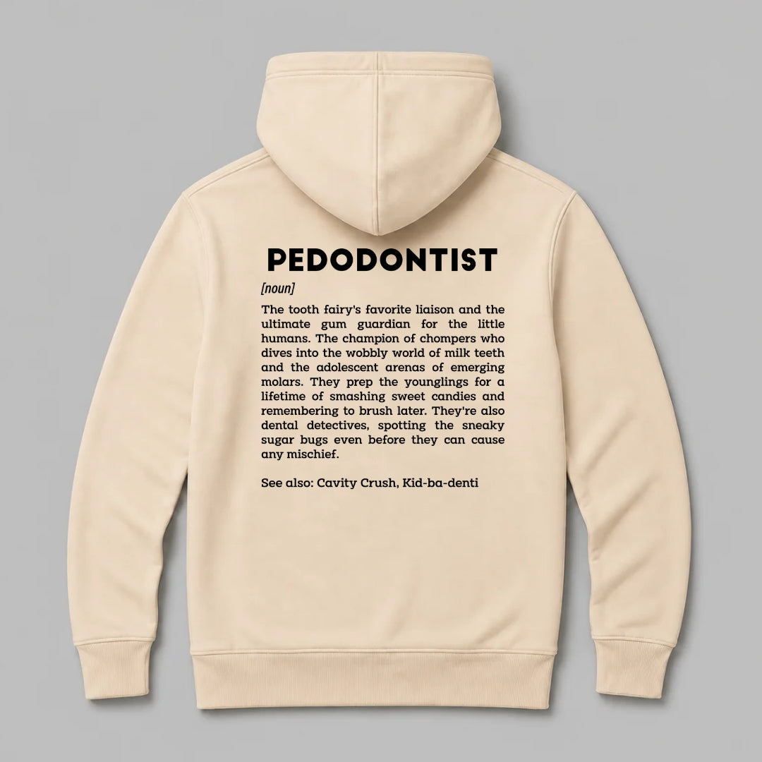 Definition Of Pedodontist - Personalized Unisex Zip Hoodie