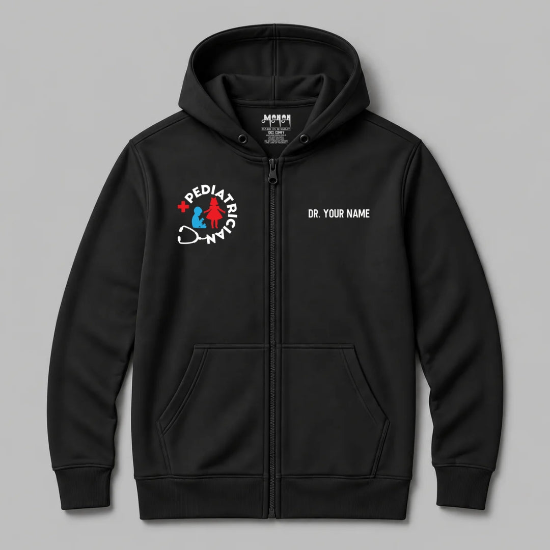 Definition Of Pediatrician - Personalized Unisex Zip Hoodie