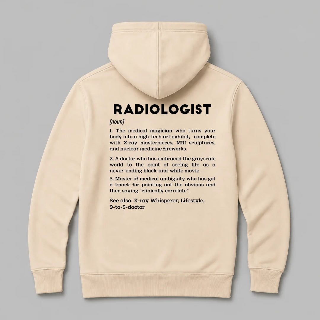 Definition Of Radiologist - Personalized Unisex Zip Hoodie
