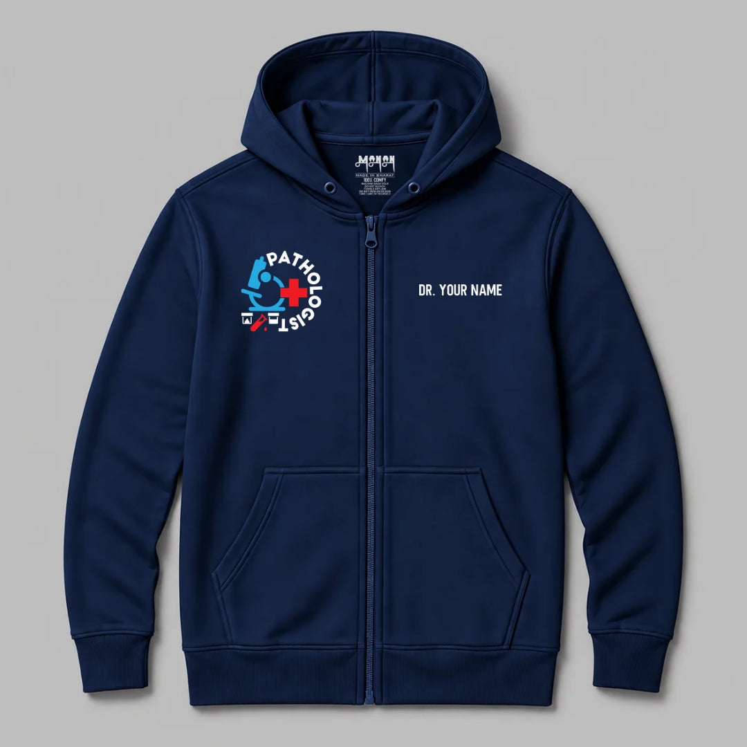 Definition Of Pathologist - Personalized Unisex Zip Hoodie