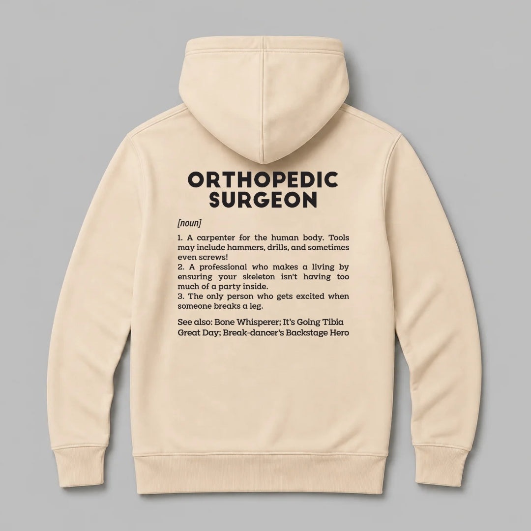 Definition Of Orthopedic Surgeon - Personalized Unisex Zip Hoodie