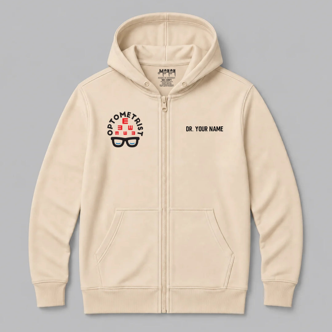 Definition Of Optometrist - Personalized Unisex Zip Hoodie