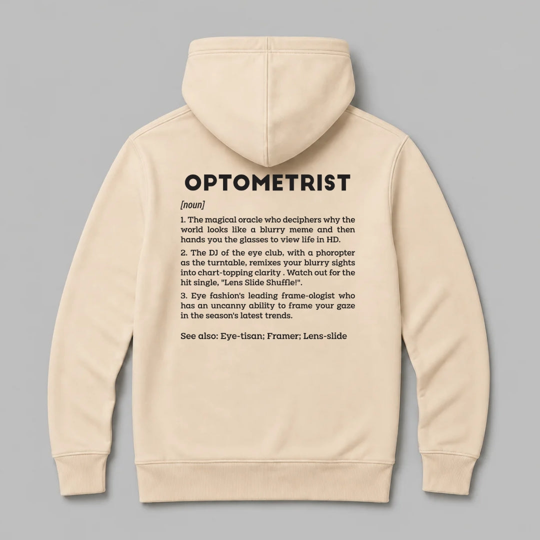 Definition Of Optometrist - Personalized Unisex Zip Hoodie