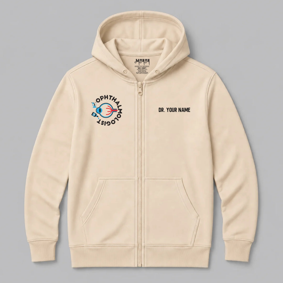 Definition Of Ophthalmologist - Personalized Unisex Zip Hoodie