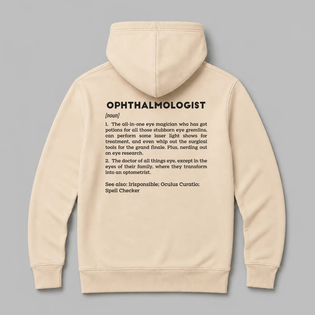 Definition Of Ophthalmologist - Personalized Unisex Zip Hoodie