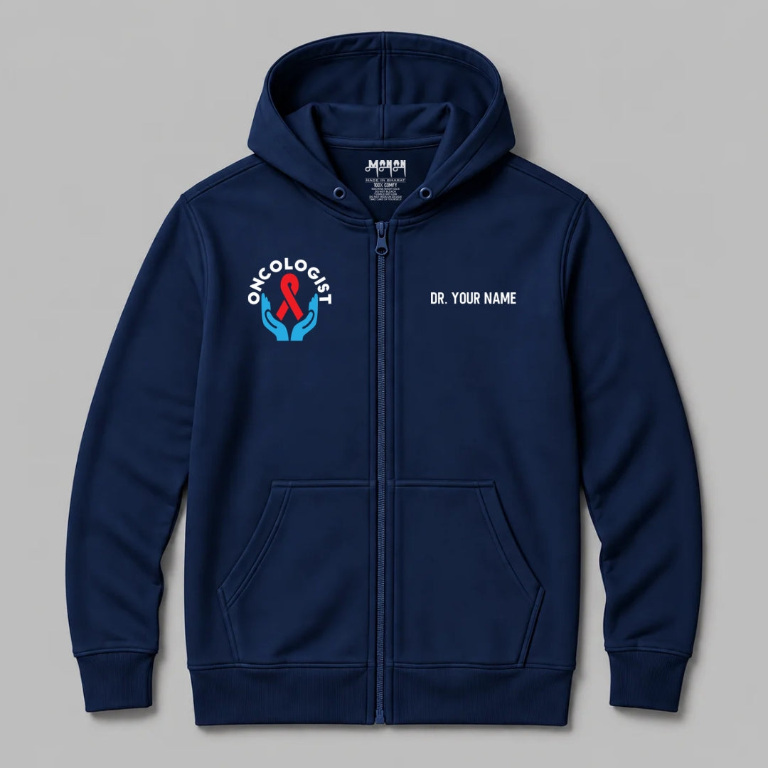 Definition Of Oncologist - Personalized Unisex Zip Hoodie