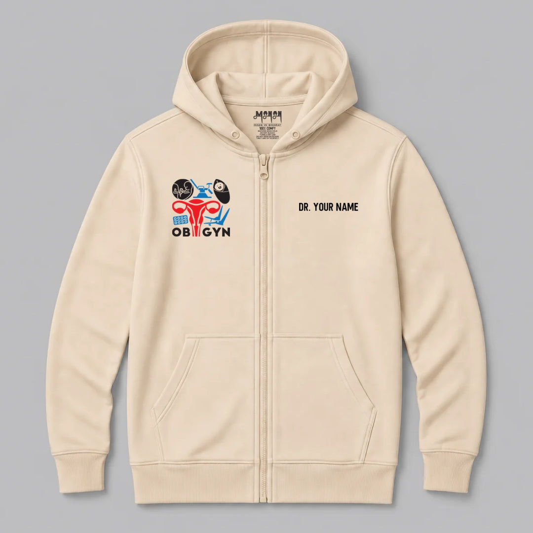 Definition Of Ob-Gyn - Personalized Unisex Zip Hoodie
