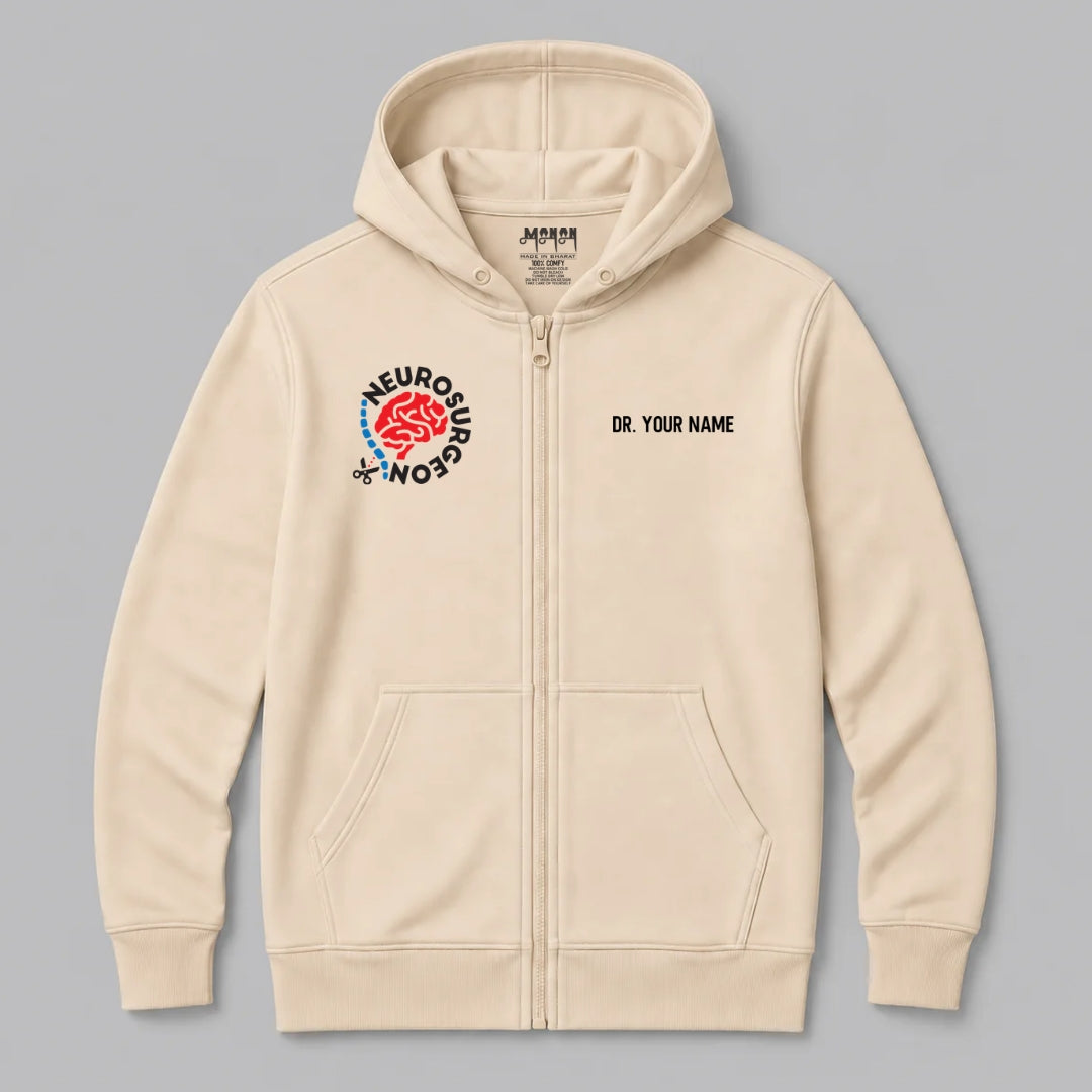 Definition Of Neurosurgeon - Personalized Unisex Zip Hoodie