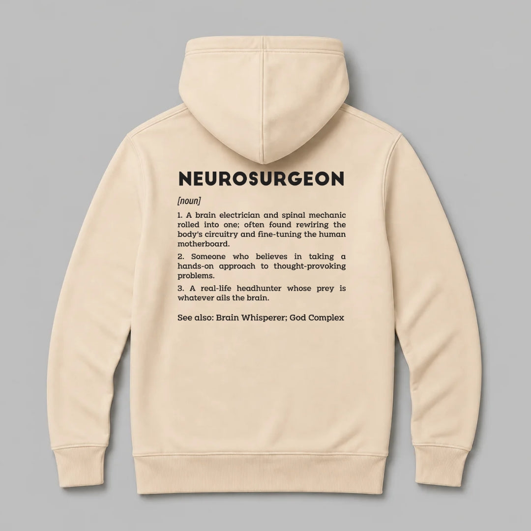 Definition Of Neurosurgeon - Personalized Unisex Zip Hoodie