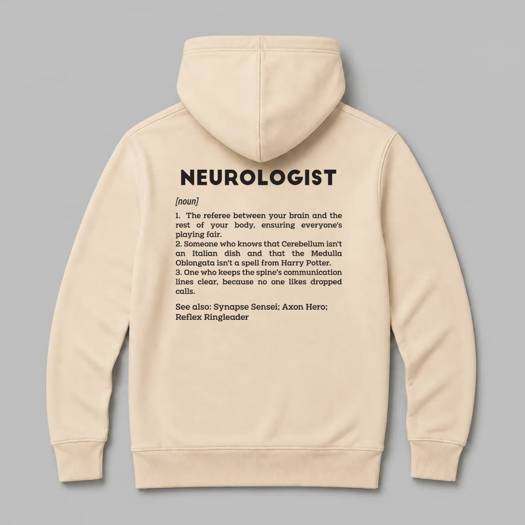 Definition Of Neurologist - Personalized Unisex Zip Hoodie