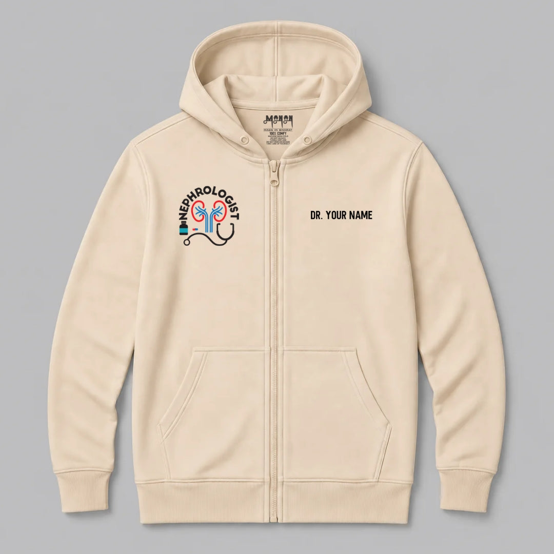 Definition Of Nephrologist - Personalized Unisex Zip Hoodie