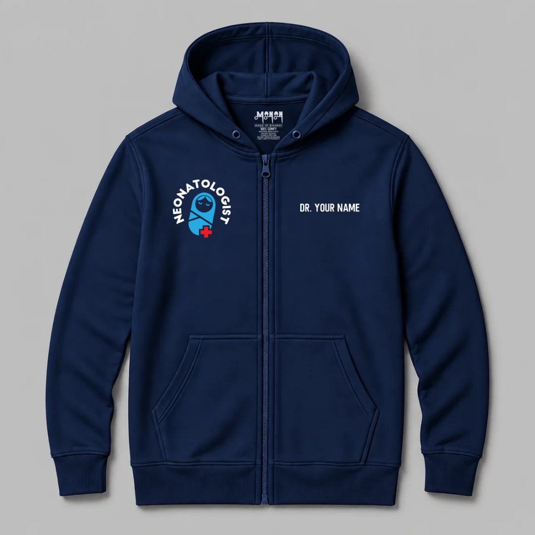 Definition Of Neonatologist - Personalized Unisex Zip Hoodie