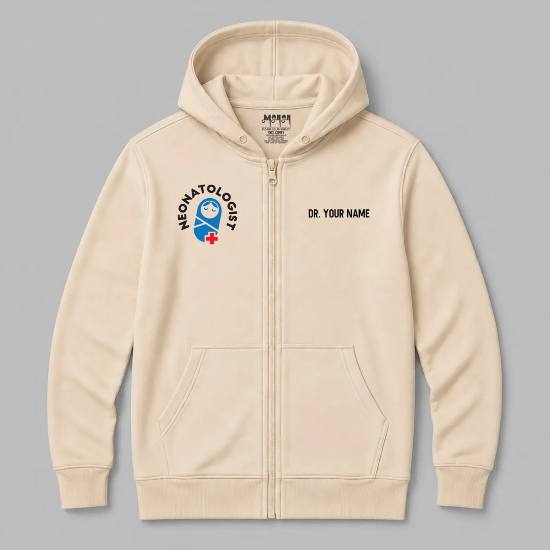 Definition Of Neonatologist - Personalized Unisex Zip Hoodie