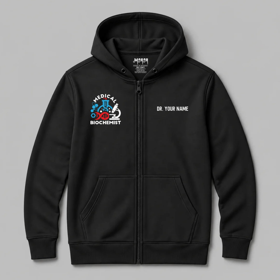 Definition Of Medical Biochemist - Personalized Unisex Zip Hoodie