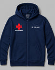 Definition Of Internist - Personalized Unisex Zip Hoodie
