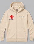 Definition Of Internist - Personalized Unisex Zip Hoodie