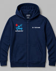 Definition Of Intensivist - Personalized Unisex Zip Hoodie