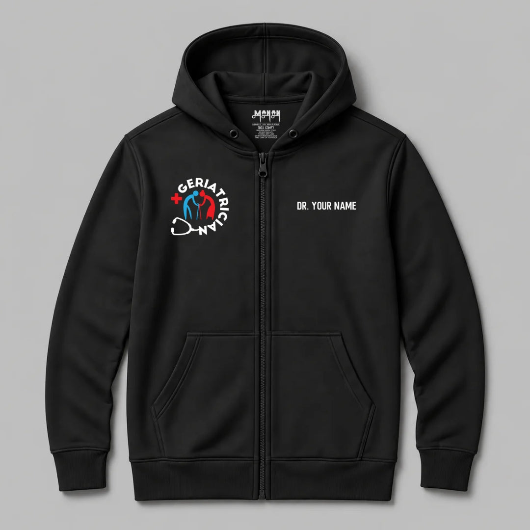 Definition Of Geriatrician - Personalized Unisex Zip Hoodie