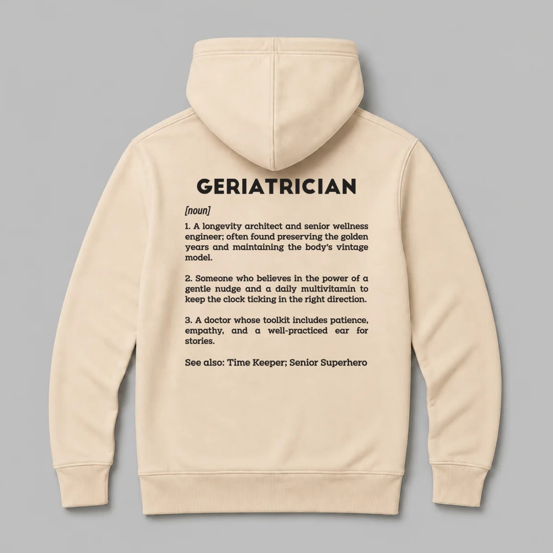 Definition Of Geriatrician - Personalized Unisex Zip Hoodie